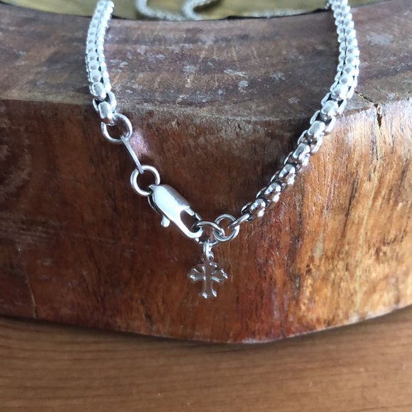 LAURA LOMBARDI silver box chain necklace - Picture 2 of 5